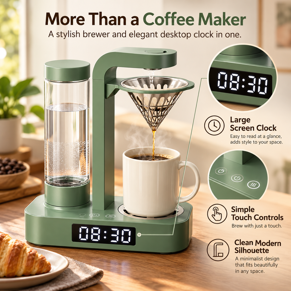 American-style automatic drip coffee maker