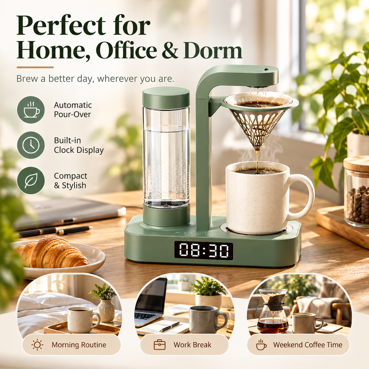 American-style automatic drip coffee maker