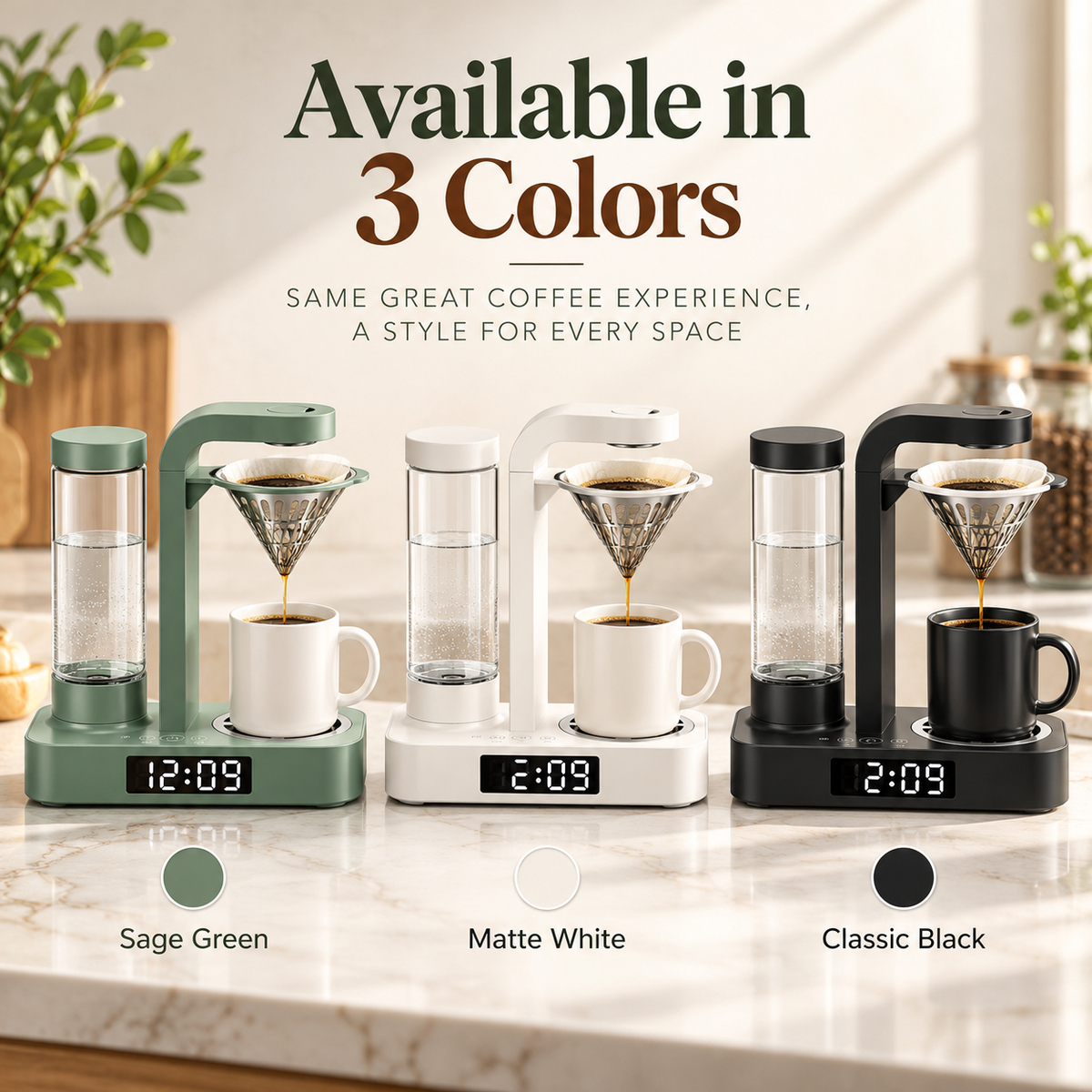 American-style automatic drip coffee maker