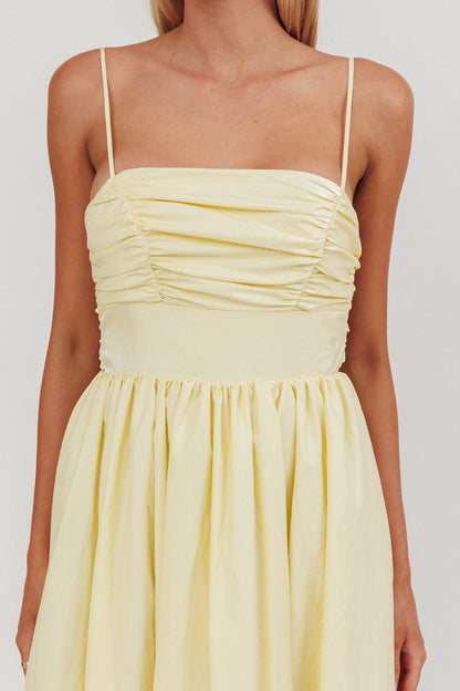 Love Songs Back Bow Maxi Dress Butter