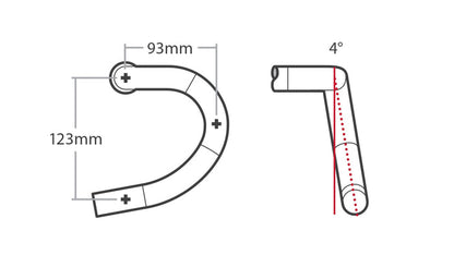Elite IsoZone VR-CF Road Handlebars