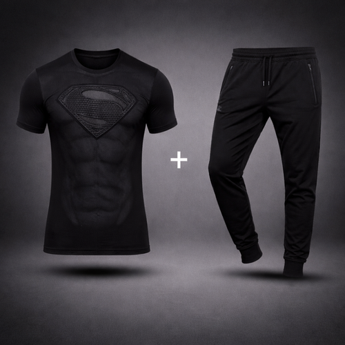 Imported Superhero Style Premium T-Shirt and Trouser (Superman)