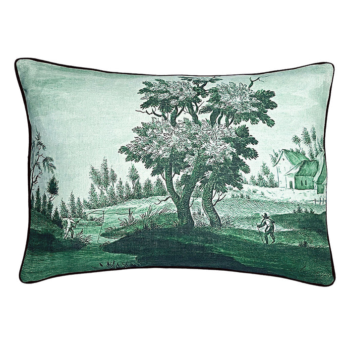 PATCH NYC Italian Landscape Emerald Decorative Pillows