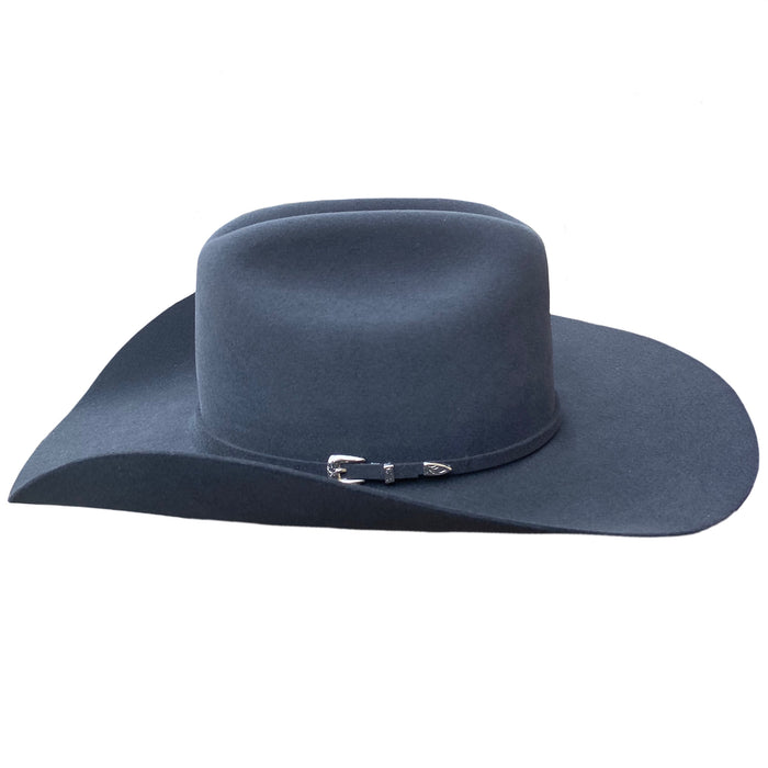 Rodeo King 5X Charcoal Low Rodeo 4" Brim Felt Hat LAST SIZE 6 3/4