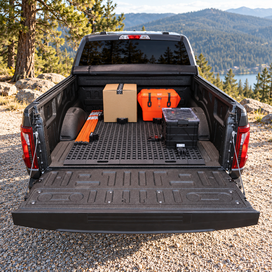 Truck Bed Organizer Storage System Slide Out Mat