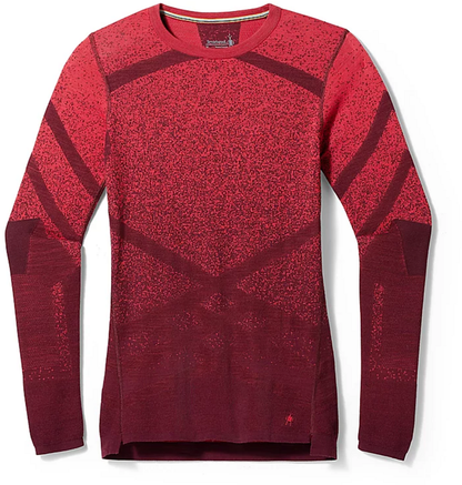 Women's Intraknit Thermal Merino Pattern Base Layer Crew